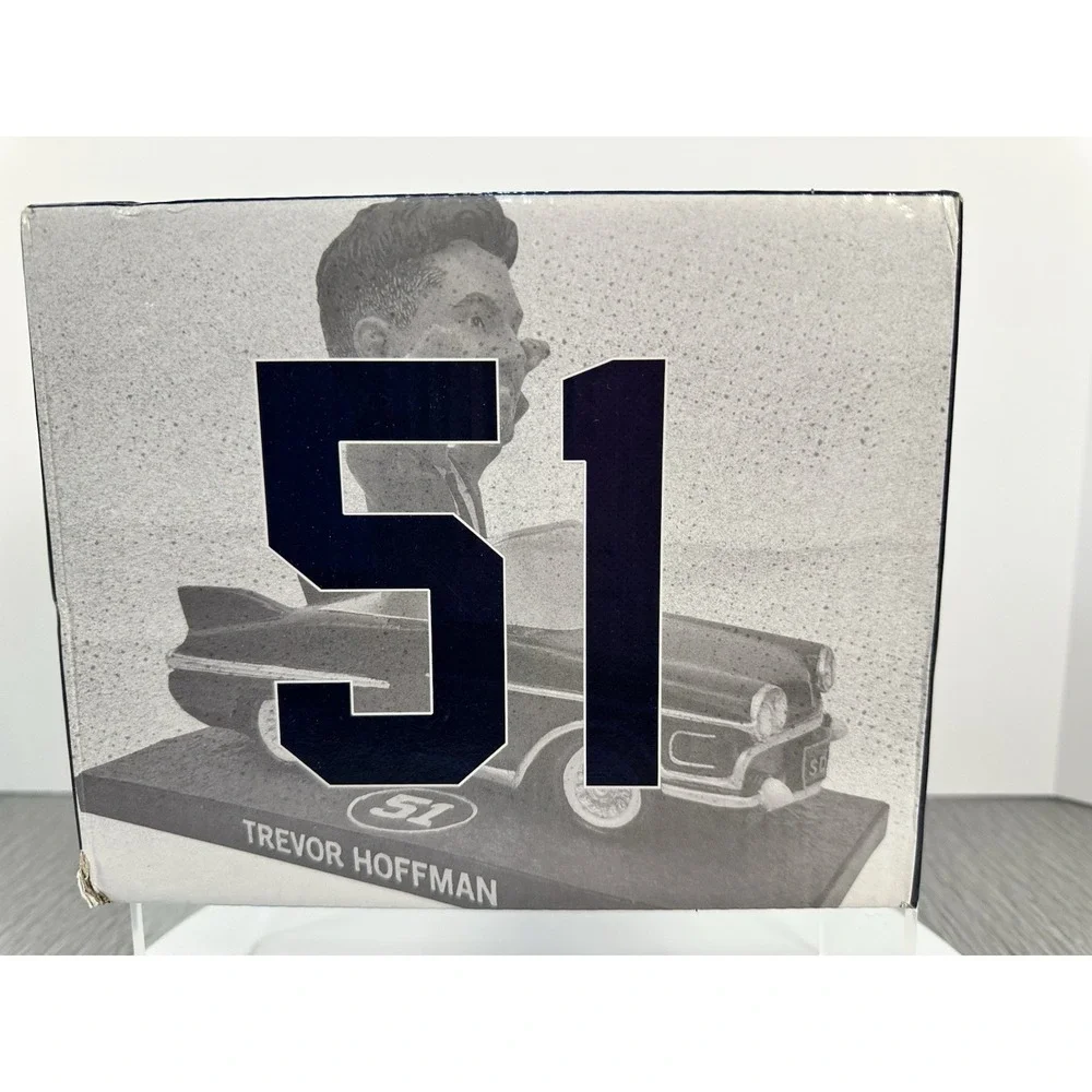 Trevor Hoffman San Diego Padres MLB 2018 SGA Bobblehead NIB #51 Retirement W/tic